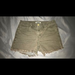 Charlotte Russe Olive Green Shorts